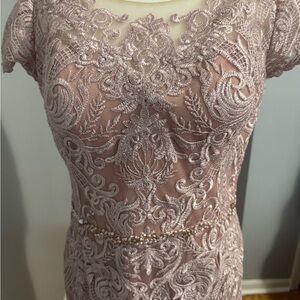 Elegant Sequin Pink Dress